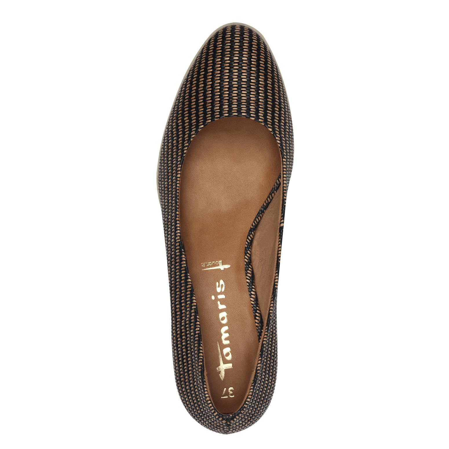 Tamaris Damen 1-22313-44, Scarpe décolleté Donna, Pettine Nero, 38 EU
