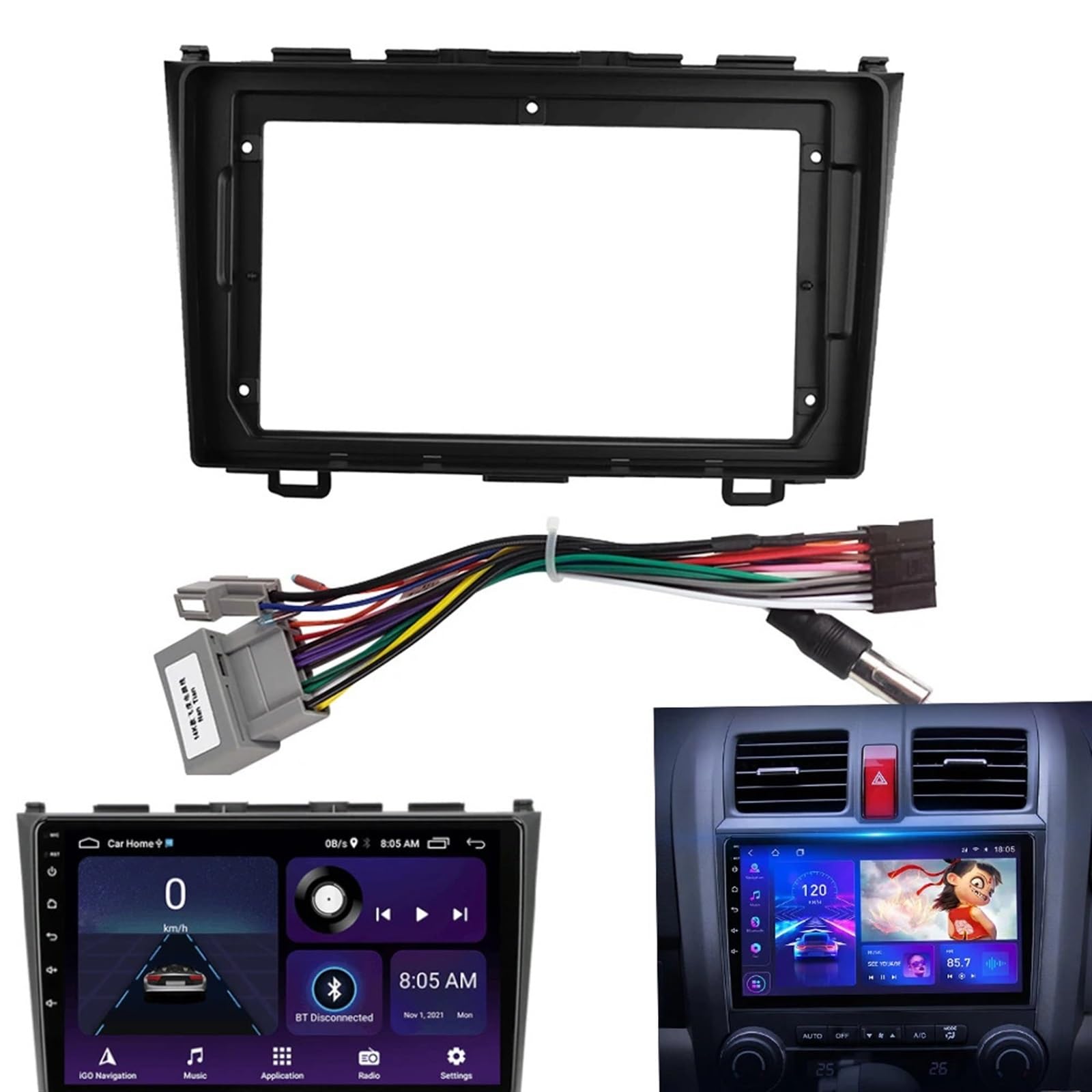 Amazon | ホンダ CRV CR-V 2008-2011 9 インチカーラジオ筋膜 Android