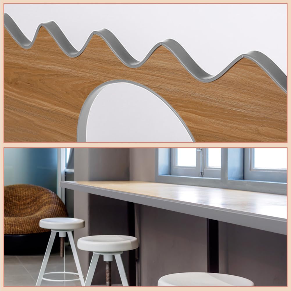 flintronic 5m*12mm U-Shape Flexible Furniture Edge Banding, Baby Safty Baby Edge Protector, Self Adhesive TPE Wood Edging Tape, DIY Furniture Edge Trim for Table, Cabinet, Furniture Restoration — view 8