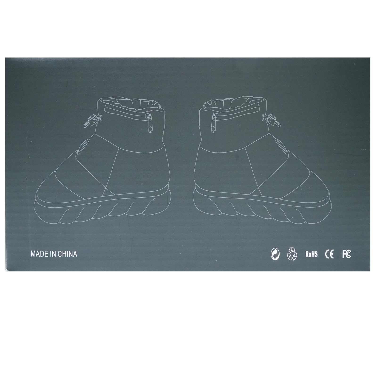 ZONSUSE Scarpe Riscaldate con APP, 7.4 V 6000mAh Scaldapiedi Elettrico, Pantofole Riscaldanti Ricaricabili, con Adattatore UE, Idee Regalo per Donna Uomo Mama Papa Compleanno Natale