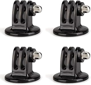 Tripod Mount Adapter for Gopro Hero 7 Hero 6 Hero 5 Hero 5 Session Hero 4 Hero 3+ Hero 3 Cameras and Sjcam Xiaoyi Cameras (5 Pack)