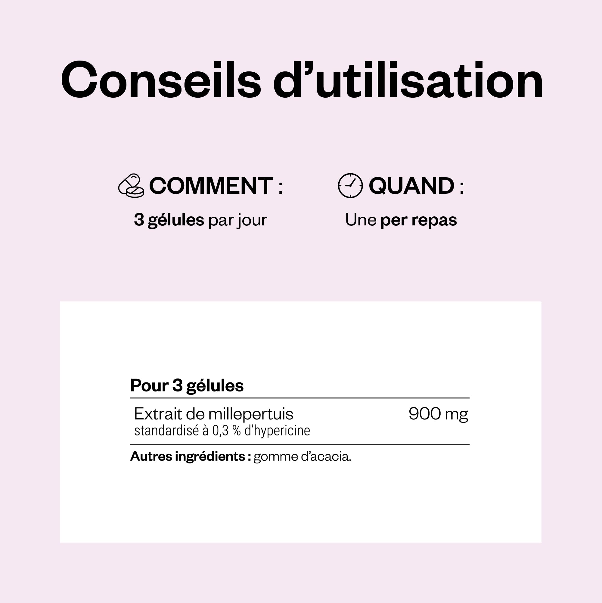 St John's Wort Extract - Extrait de Millepertuis - Concentré d'Hypéricine (0,3%) - Contribue à Améliorer l’Humeur - Aide à Atténuer les Problèmes de Sommeil - Vegan - Sans Gluten - SuperSmart