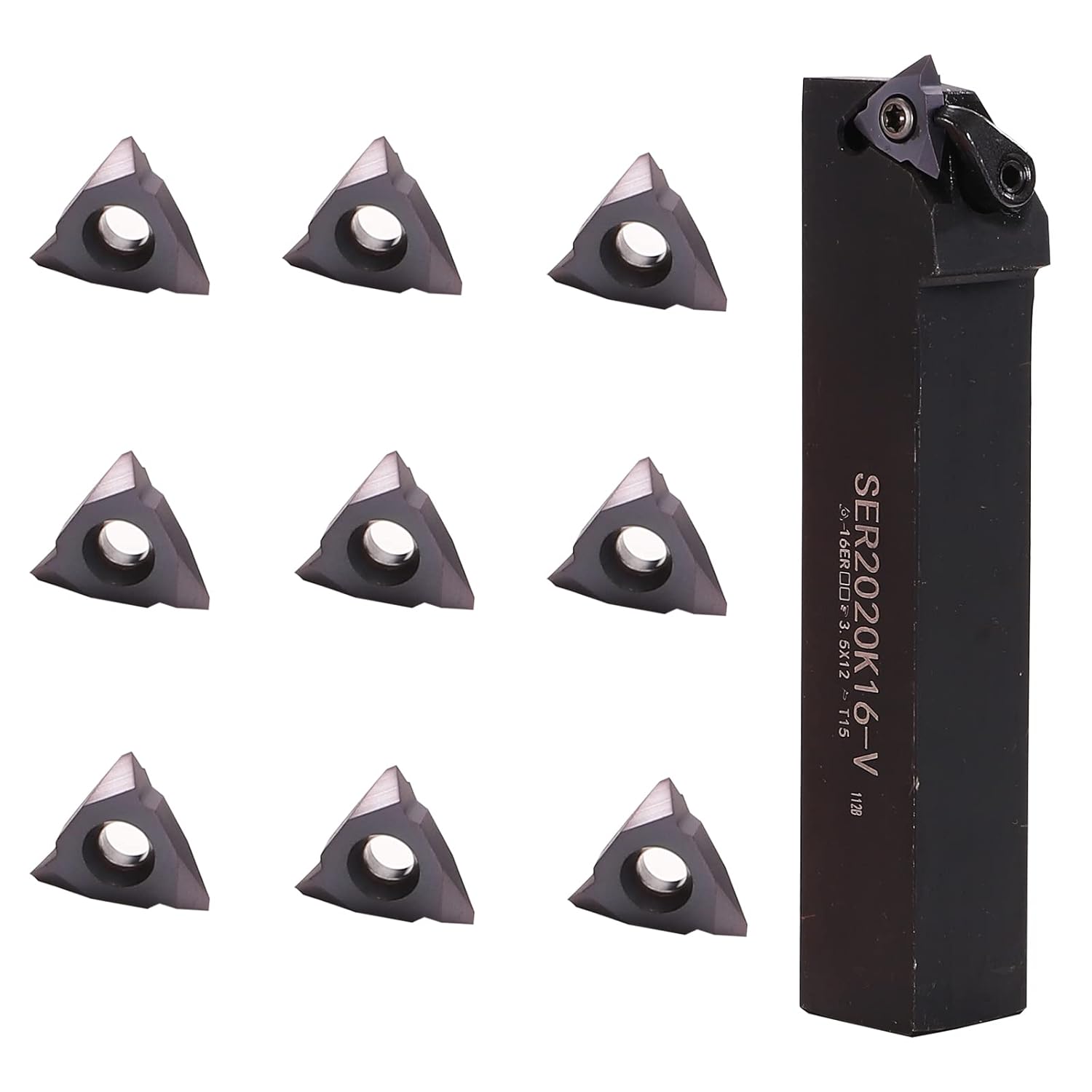 Lathe Thread Cutting Tool Carbide Thread Insert Vertical 60