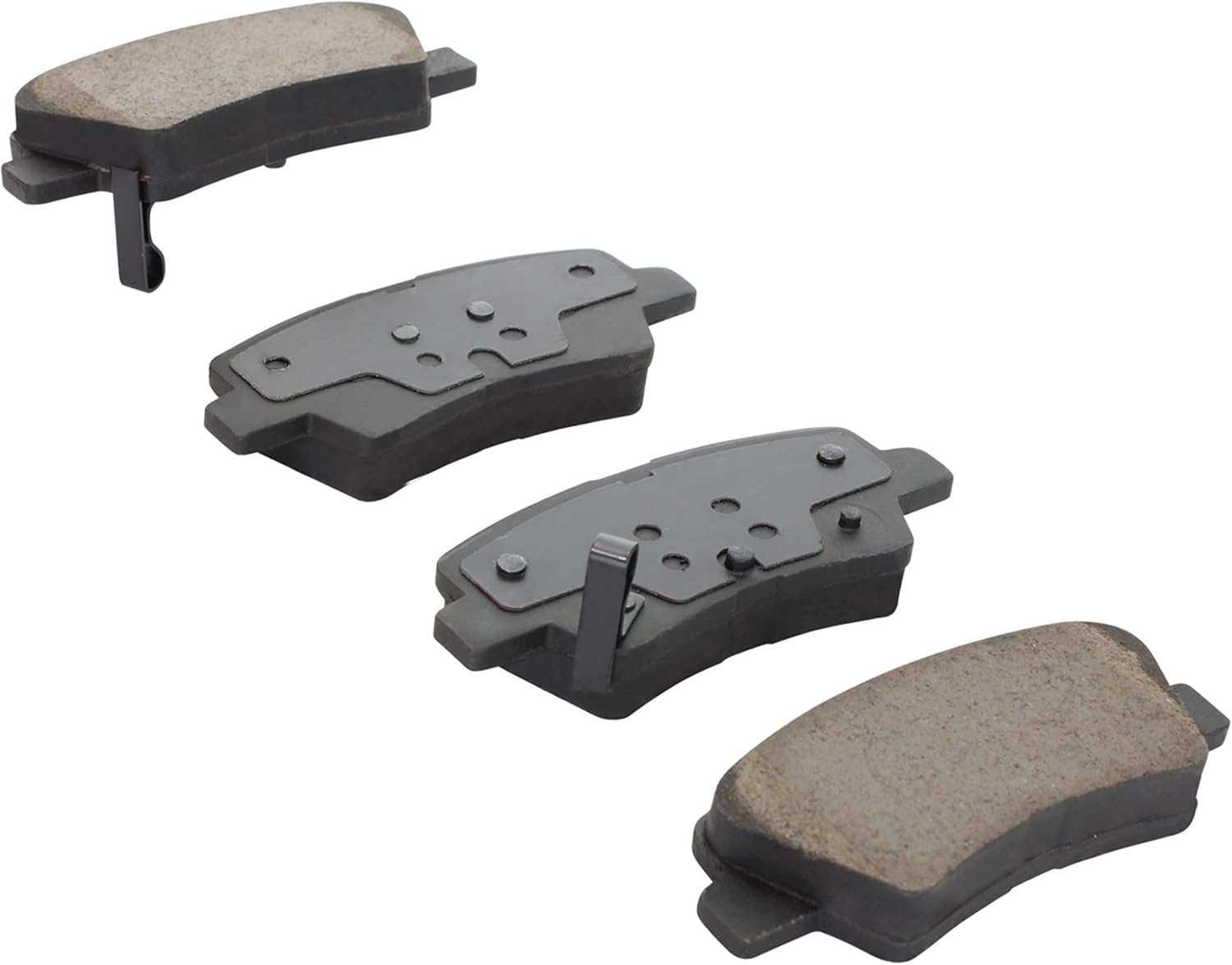 QUALITY-BUILT Rear Ceramic Brake Pads, Premium 1001-1812C, Compatible with 2017-2024 Hyundai/Kia (Accent,Elantra,Ioniq,Niro,Rio,Soul,Venue)