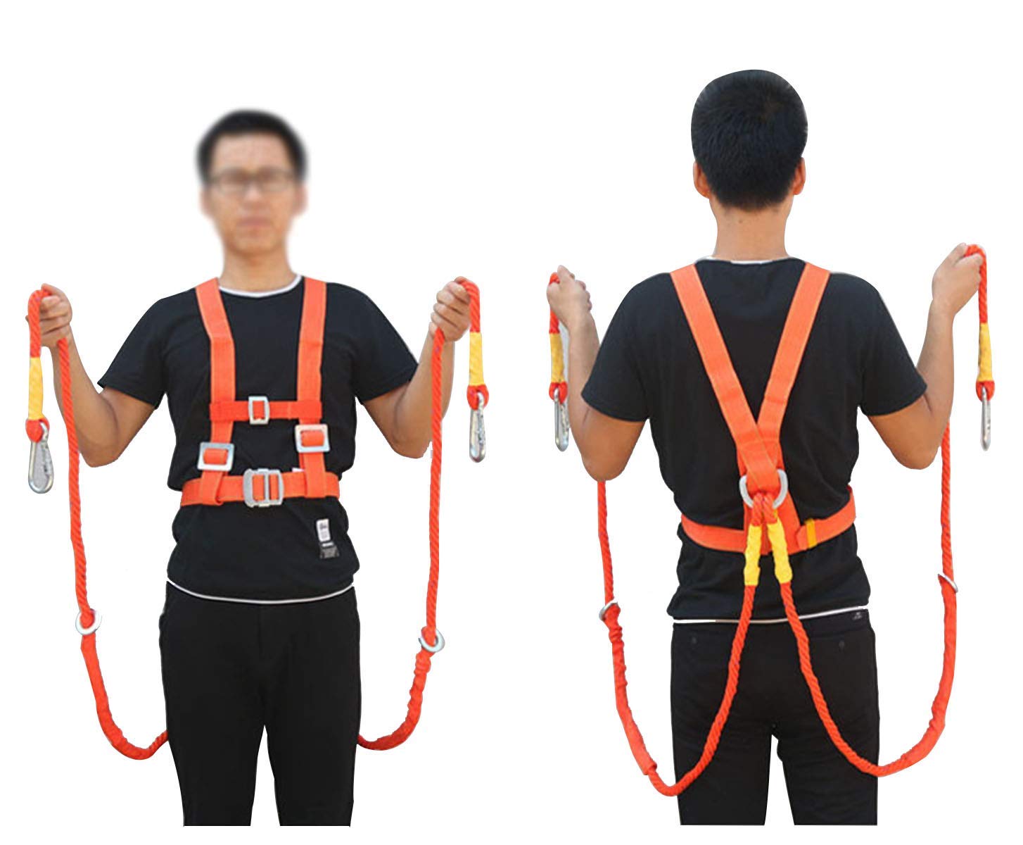 SwaYve Arnés de Escalada, Arnés de Seguridad de Protección Contra Caídas, Arnés de Posicionamiento en el Trabajo Arnés de Cableado de Seguridad para Edificios
