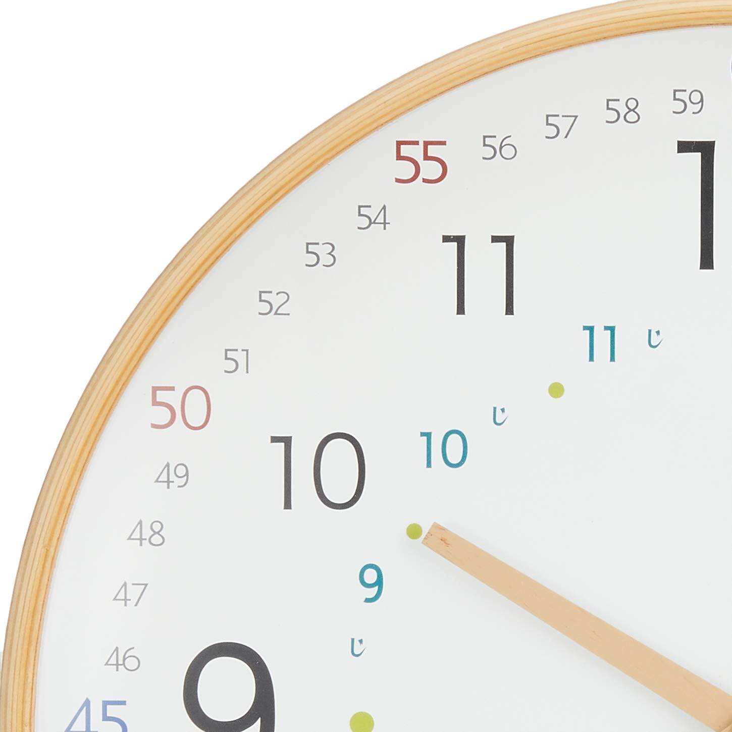 Pasrell Kids Wall Clock Educational Clock