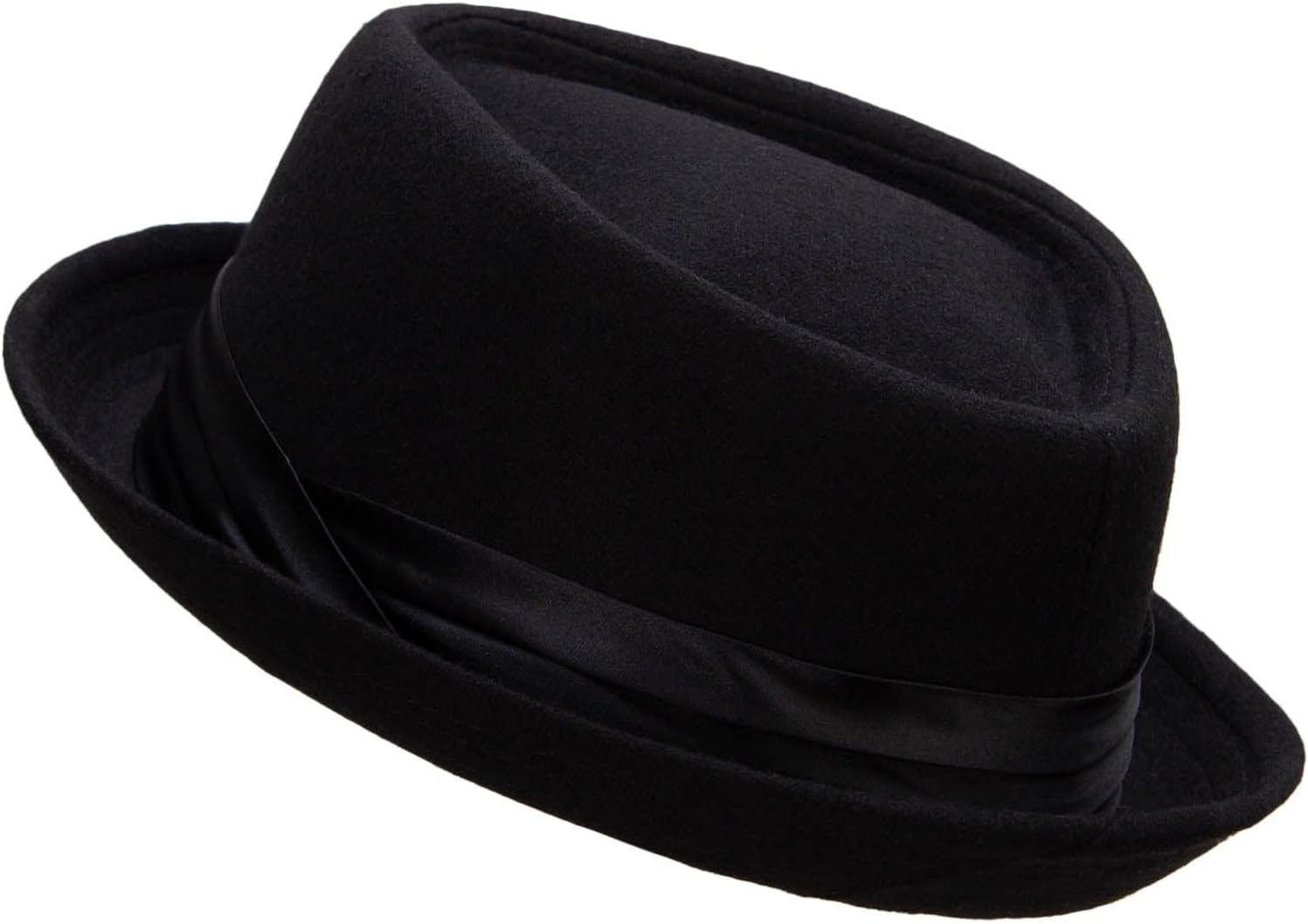 Big Size Wool Upbrim Pork Pie Fedora