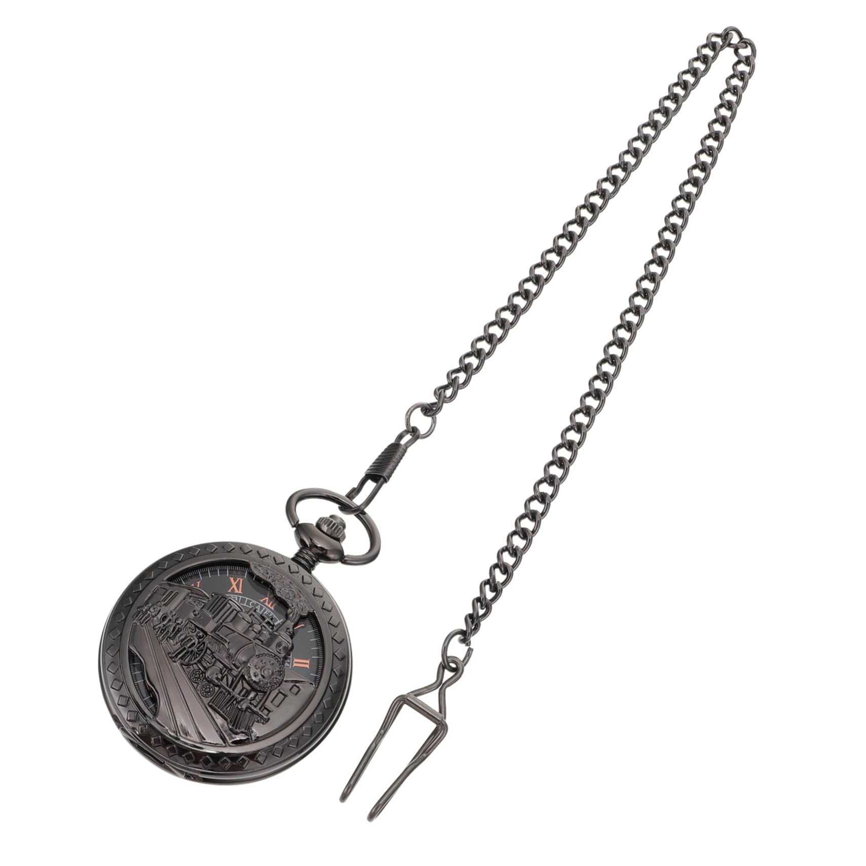 Vintage Reloj De Bolsillo Mecánico para Hombre Relojes Automáticos Retro Reloj De Bolsillo Reloj Tren Reloj De Bolsillo Collar Vintage Reloj Hombre Collar Reloj para Hombres Tren