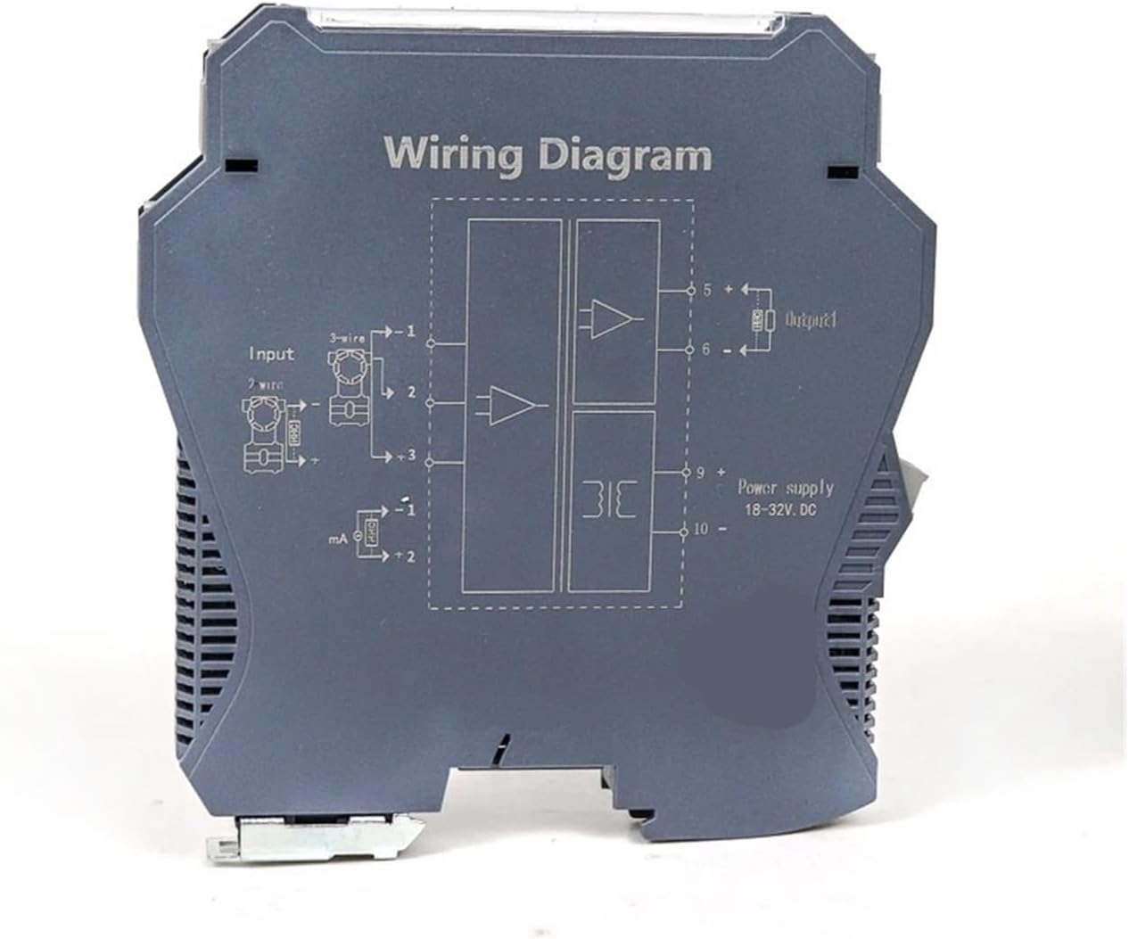 Dual Channels Isolating Signal Transmitter 2 in 2 Out Converter 0 10V 4 20Ma(0-20MA in_220V_0-20MA)