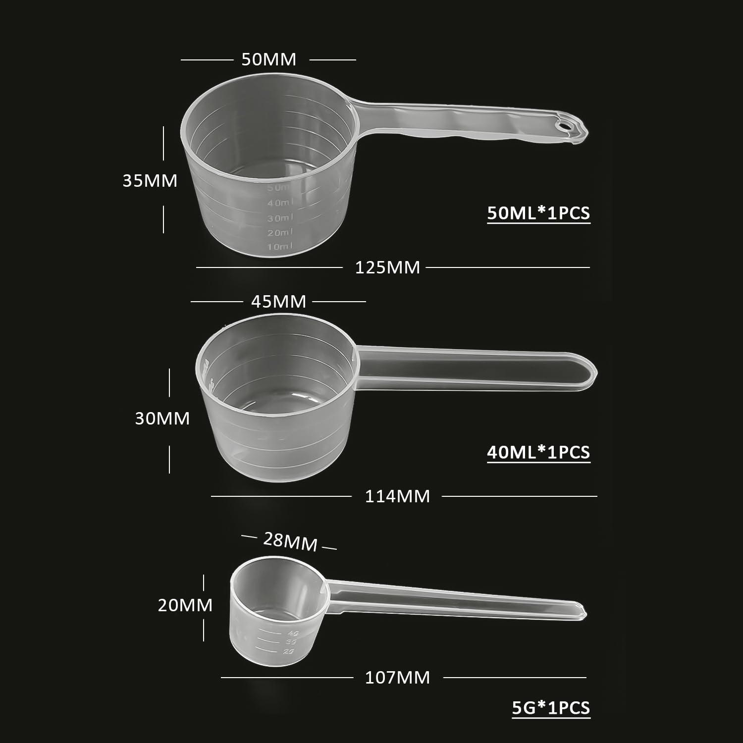 LOT DE 3 Cuillères Doseuses à Café : Cuillères à Mesurer En Acier