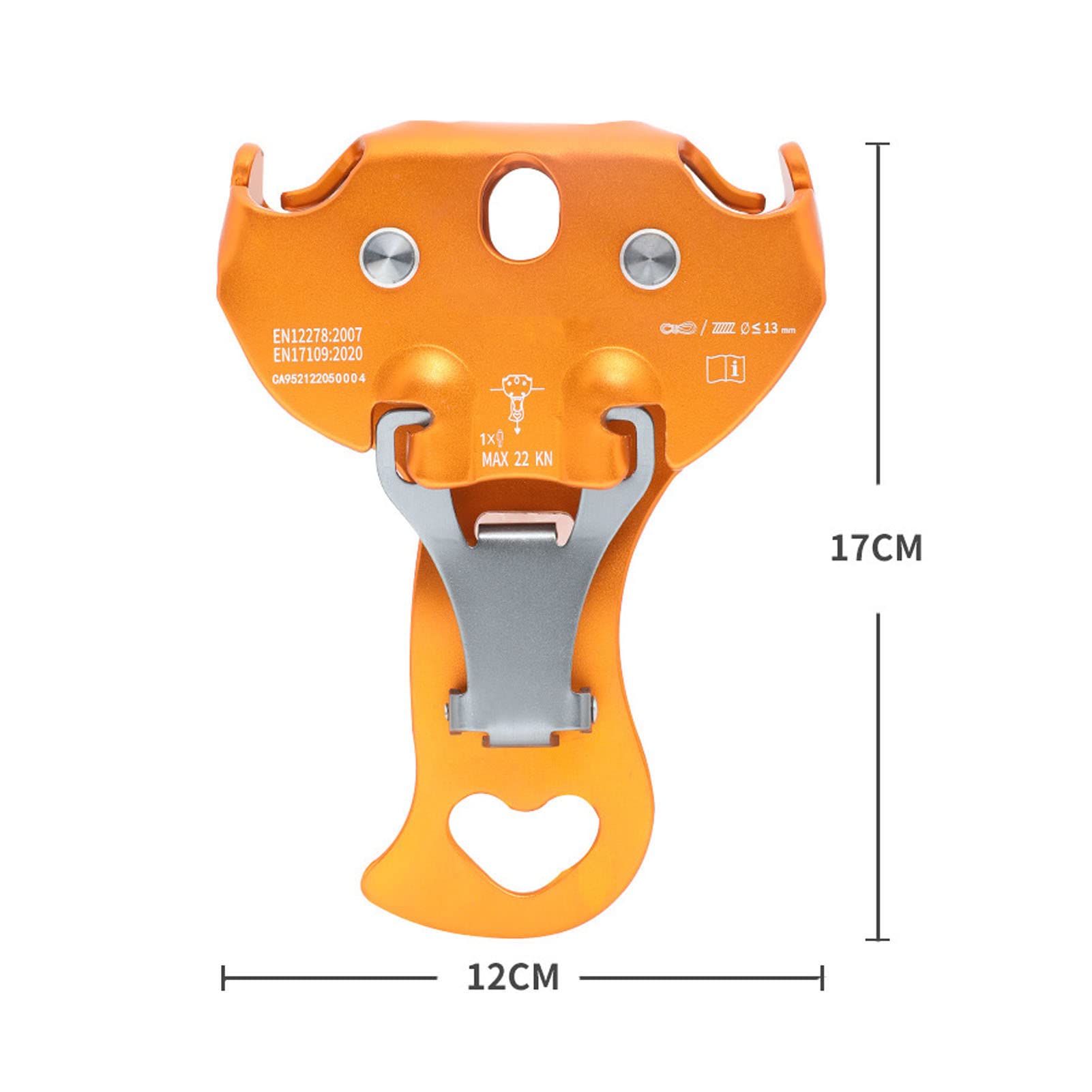 Yuecoom Climbing Hanger, Climbing Pulley Climbing Bearing Pulley Light Weight Hitch Climber Pulley Equipment Climbing Accessories for Climbing Goods Transmission