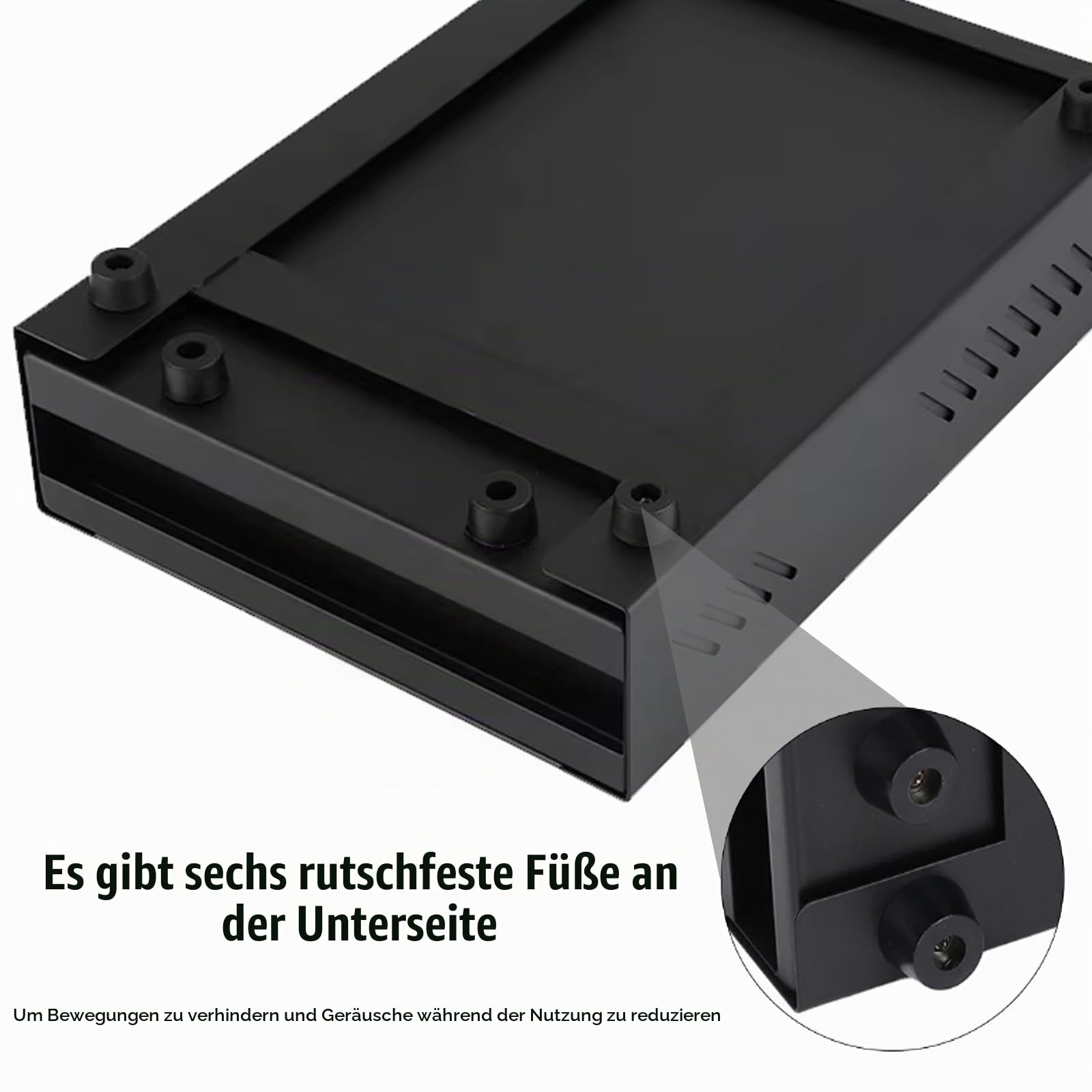 Kaffeesatz Abklopfbehälter für Siebträger, 35 x 25 x 8 cm Edelstahl Knock Box für Espresso Siebträgermaschine Kaffeemühle Siebträger Groß Sudschublade für Café Wohnen