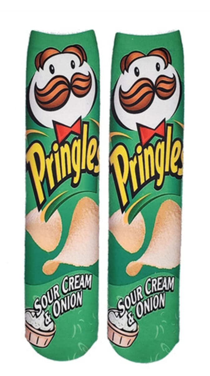 SamsanFunny Crazy Socks Mens Boys Kids Colourful Cool 3D Print Food Graphics Novelty Athletic Socks Gift one size