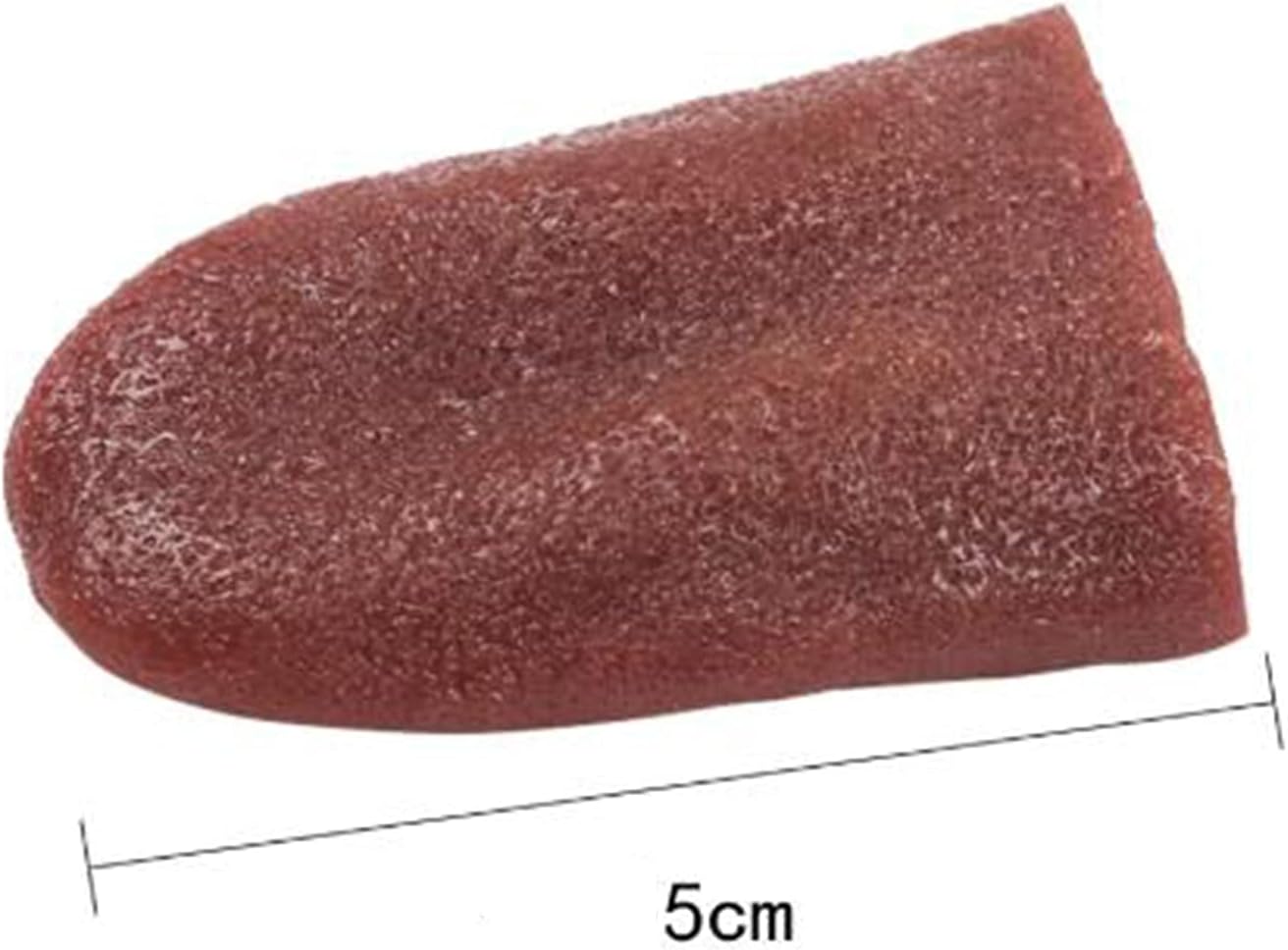 CiCy 10 Pack Halloween Fake Tongue Realistic Horrific Prop Tricks Artificial Stretchable Toys Gross Jokes Prank Magic Magicians Prop, Flesh Color, 2.17 x 1.6 0.47 inch