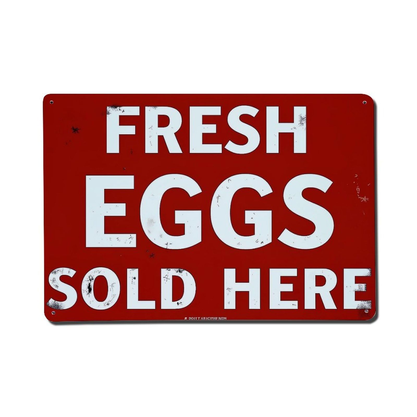 Jdfenggu Vintage Fresh Eggs Sold Here Sign Retro Metal Tin Sign, Metal Poster For Bar, Home, Man Cave, Kitchen, Laundry Room Art Decor 8X12 Inch