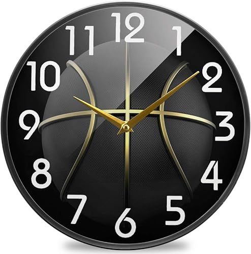 Miniatura 23 de Naanle Vintage Mandala Pattren Reloj de pared redondo, 12 pulgadas, silencioso, de cuarzo, analógico, silencioso para el hogar, oficina, escuela