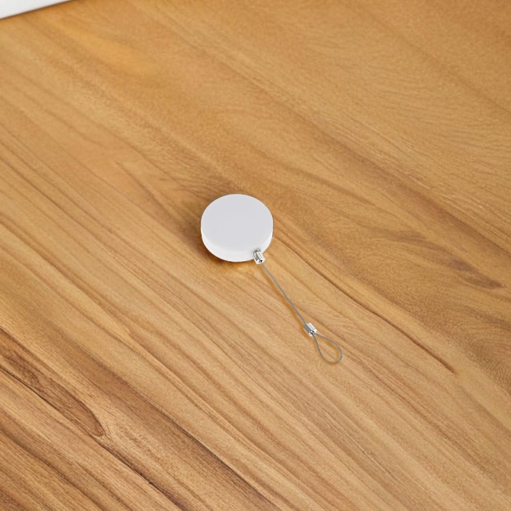 jojofuny 1 juego de cable retráctil con carcasa Abs, cuerda de seguridad con función de recuperación automática para protección antirrobo de dispositivos digitales y accesorios para exhibiciones