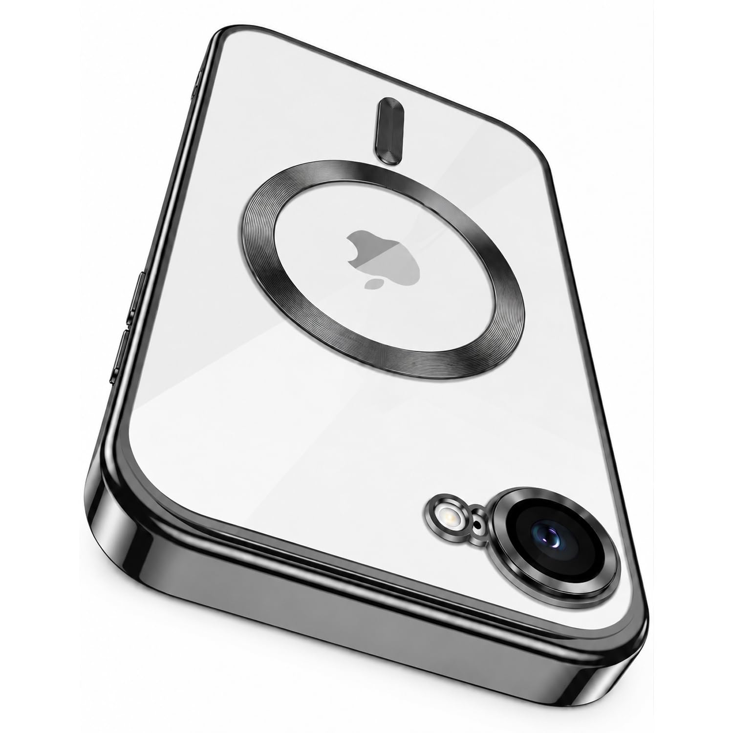 VONZEE Electroplating Transparent Clear Logo Back Cover TPU Compatible with iPhone 17 Pro Max / 18 Pro Max, Compatible with Magsafe, Full Body & Individual Camera Protection |Desert — Amazon image 19