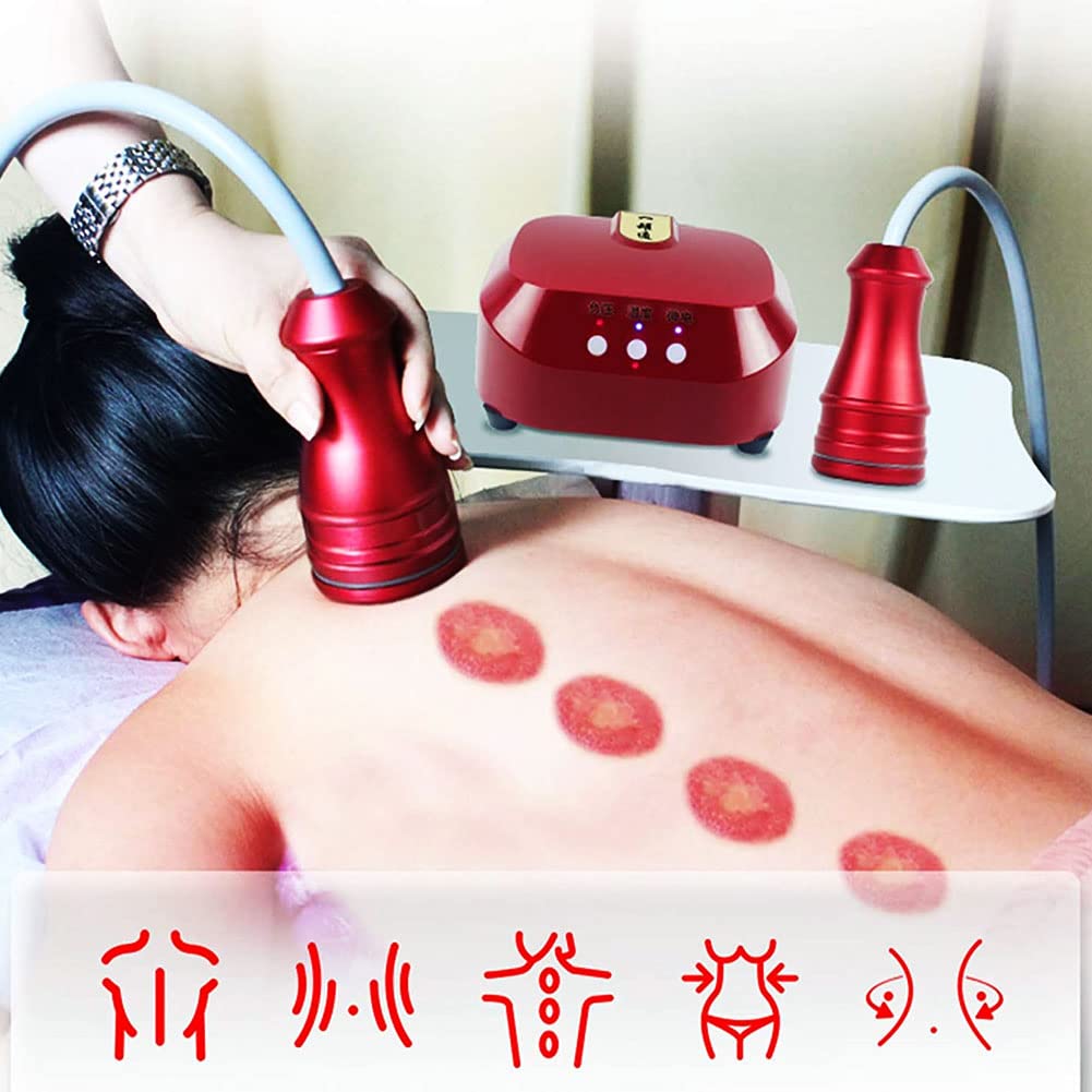 Massaggiatore elettrico raschiante, strumento per dragare per terapia fisica con coppettazione sottovuoto 3 in 1, strumento per terapia di coppettazione, per alleviare il dolore muscolare, migliore
