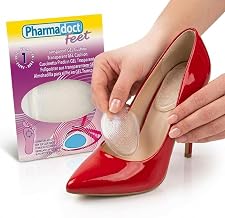 2 Coussinets en Gel Transparent pour Escarpins et Talons Hauts - Soulagement Douleurs Plantaires - Antidérapants et Réutilisables - 1 Paire