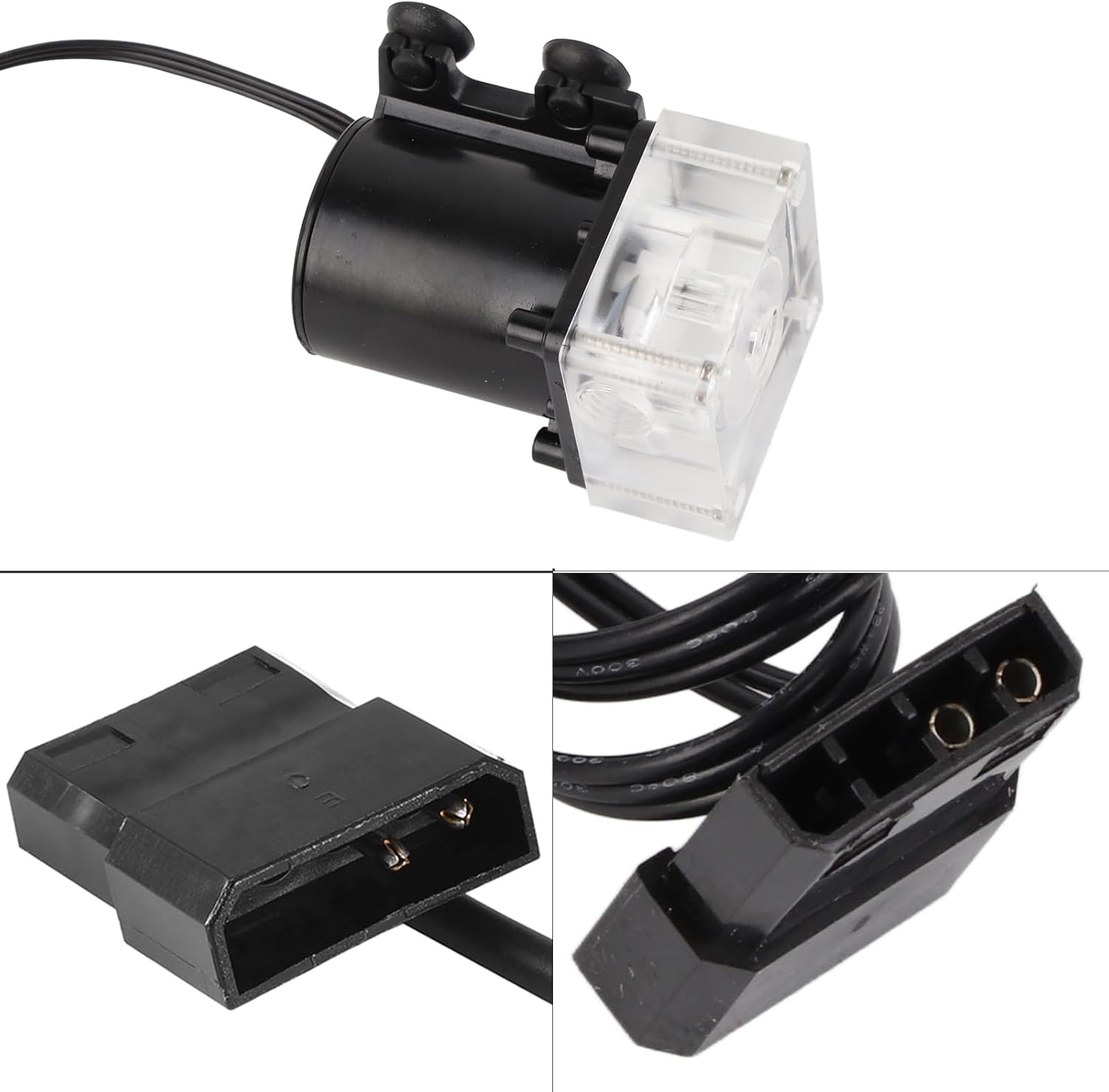 Noiseless CPU Water Bump Computer Water Cooling System Refit Pump for WaterCooled PC Setup, Longlasting Performance for Gaming Enthusiasts