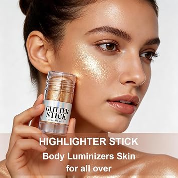 Bronze Body Shimmer Stick, Natural Glow Enhancer for All Skin Tones, 1oz