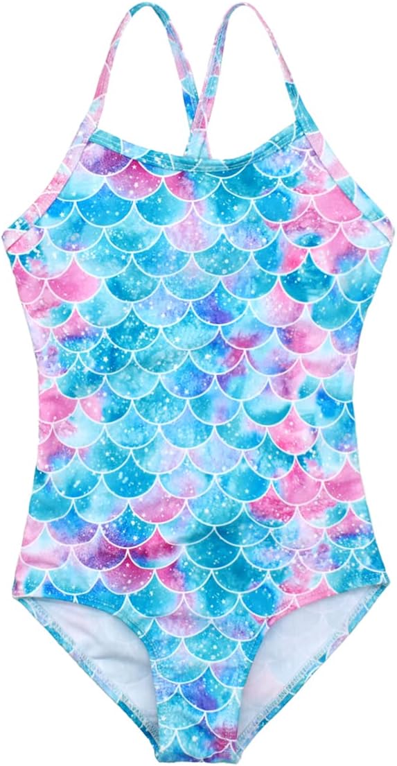 Girls One Pieces Swimsuit Cute Swimwear Bathing Suits 2-12 Years