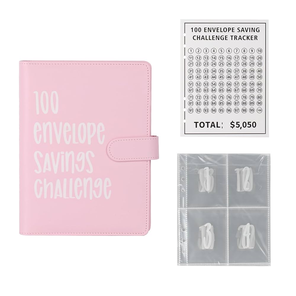 Organizzatore Budget In Pelle A5 Con 100 Buste - Sfida Risparmio, Planner Finanziario, Per Controllo Spese - Foto 9