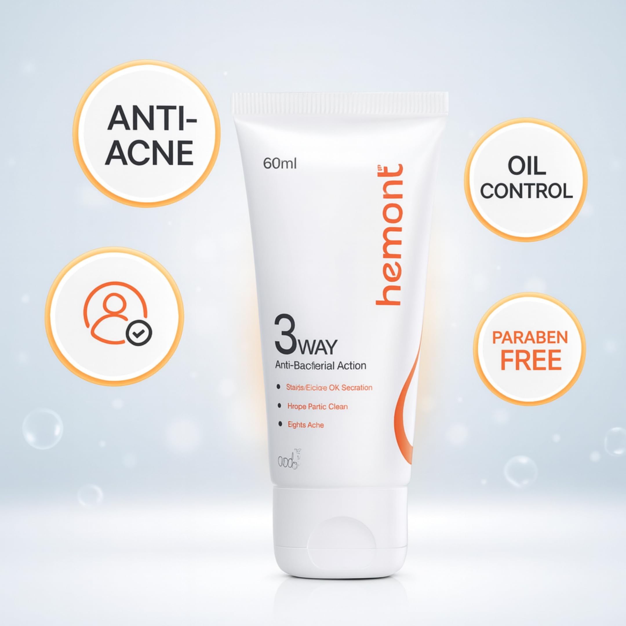 Cutis Hemont Acne & Excess Oil Face Wash 60 ml