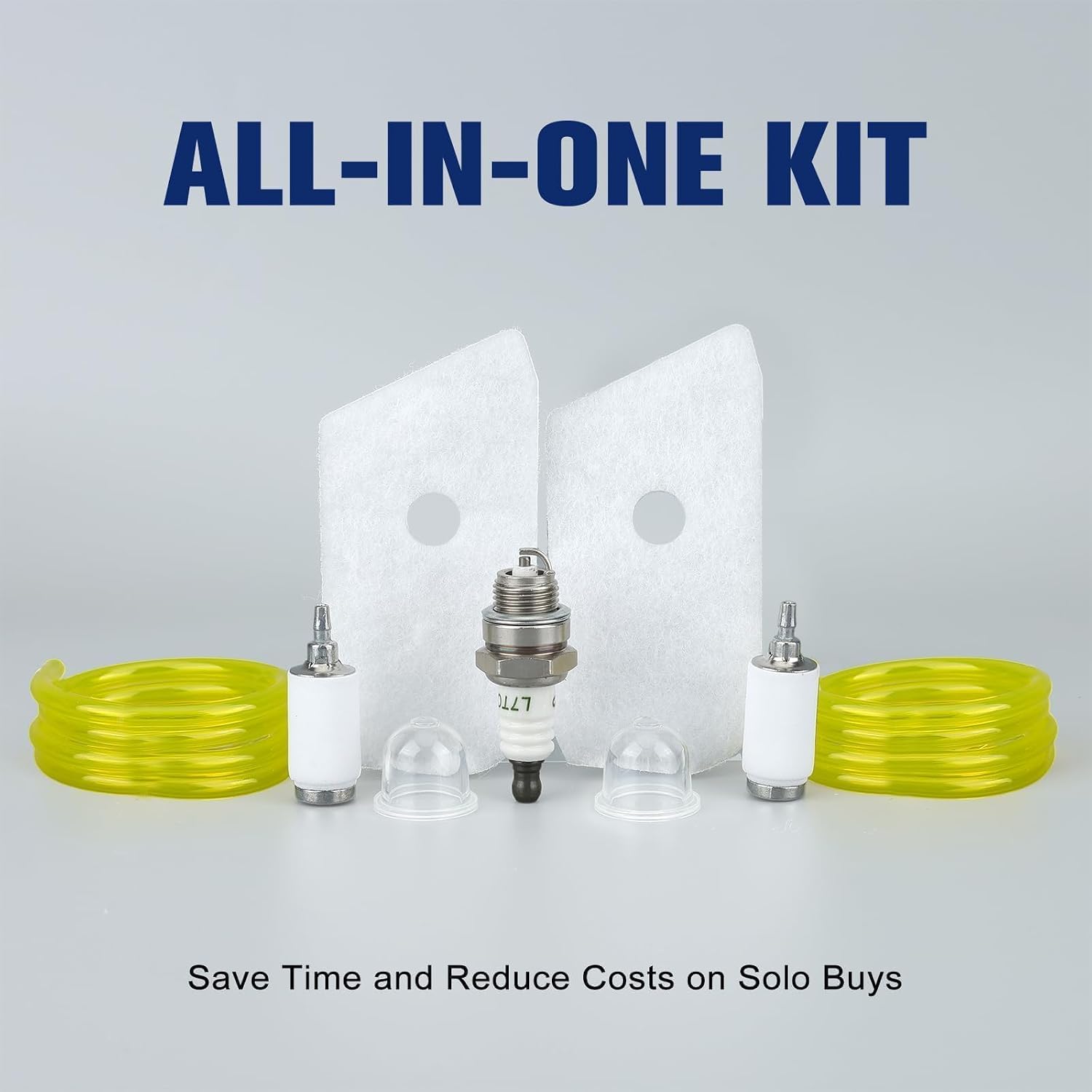 Powtol 128LD Air Filter Tune Up Kit for Husqvrana 128CD 128LDX 530150253