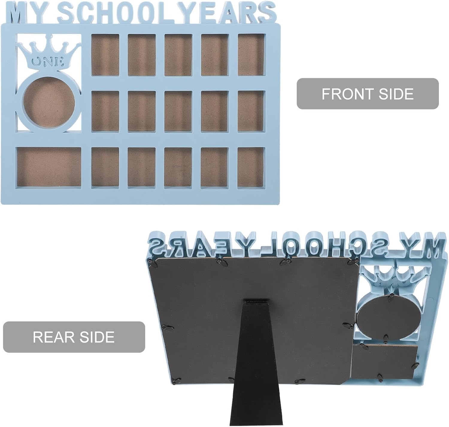 YARNOW School Years Picture Frame Plastic for Baby Photos and Grades