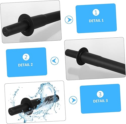 Miniatura 8 de Universal Tools - Herramienta de manipulación de pieza de repuesto, repuesto de émbolo de plástico para accesorios de repuesto (negro, 28.5X7CM)