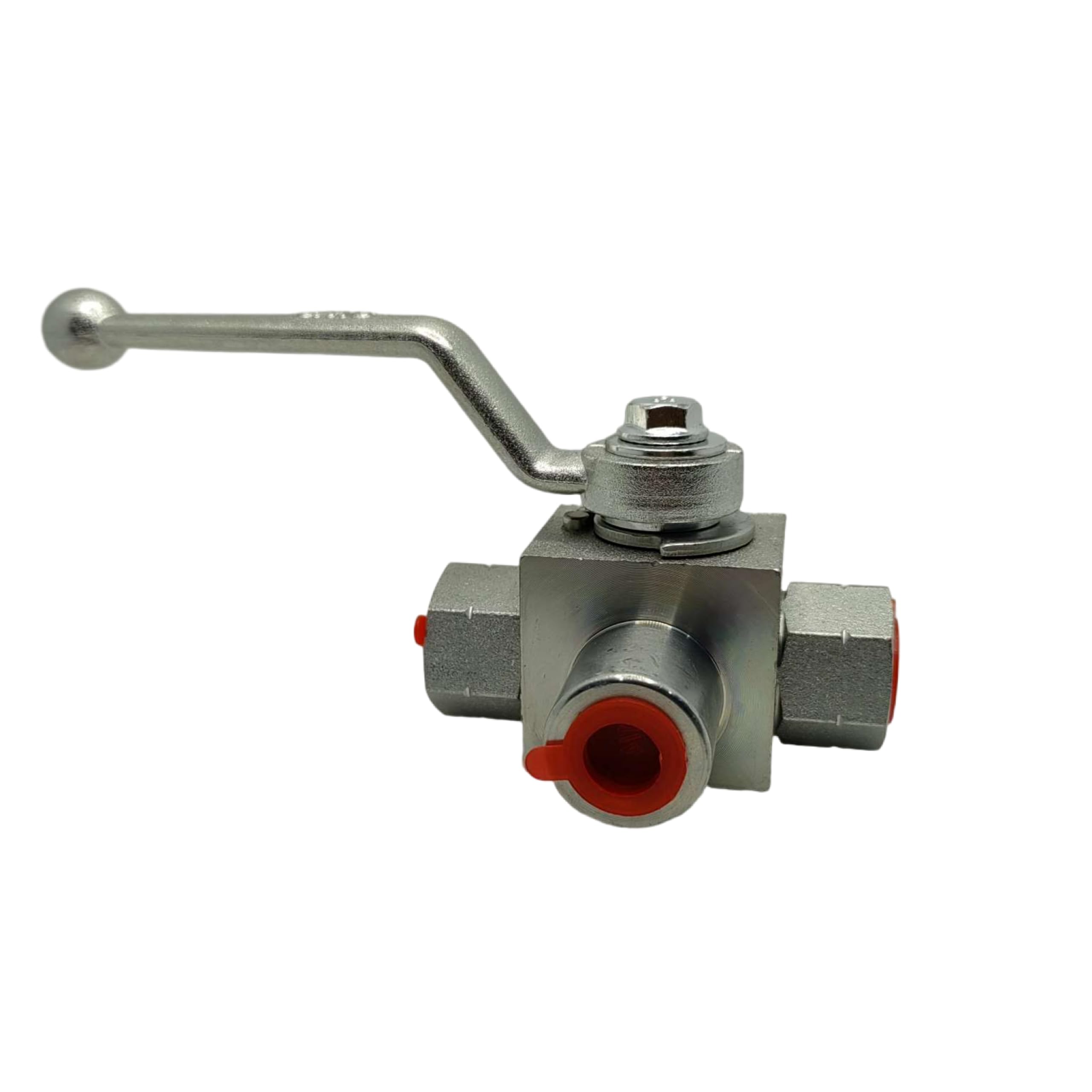 LX Hydraulic High Pressure 3 Way Ball Valve 3/8