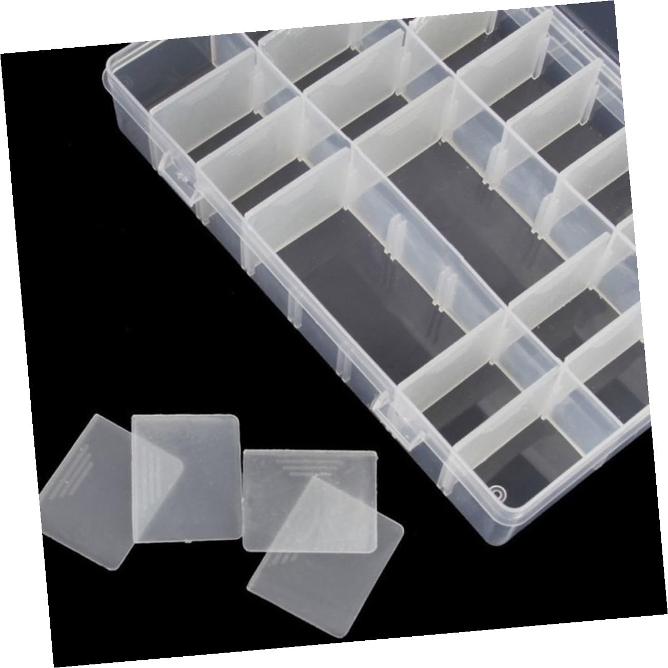 Caja Organizadora para Hilos de Bordar con Bobinas Pegatinas Resistente y Práctica para Almacenamiento y Organización de Hilo de Punto de Cruz para Manualidades y Costura