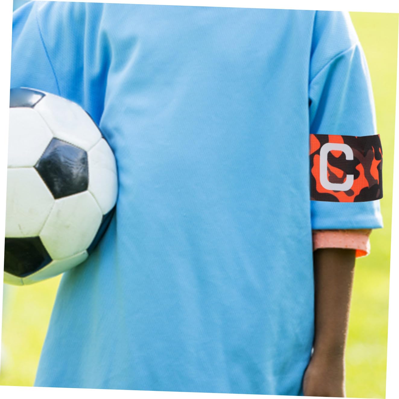 MILISTEN Kapitänsbinde Mannschaftskapitänsbänder Bands Von Basketballspielern Verschleißfestes Fußballband Professionelle Fußballband Bandana Schwarze Armbänder Fußball Nylon
