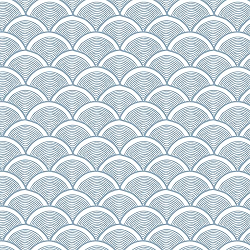 Papier peint latex grand format 290x290cm cercles aqua résistant - 3