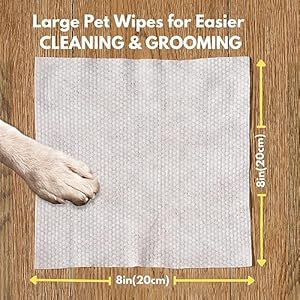Dog wipes cleaning deodorizing pet wipes for dogs cats big thick large multipurpose grooming hypoallergenic all puppy wipes dog wipes quick bath for paw and butt face body 400 count   cucciolini doodles