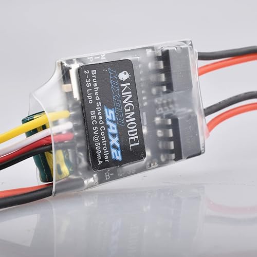 Miniatura 3 de 3 unids Dual Way bidireccional cepillado 5A ESC 2S-3S LiPo Esc controlador de velocidad para RC barco tanque 130 180 motor modelo piezas de repuesto
