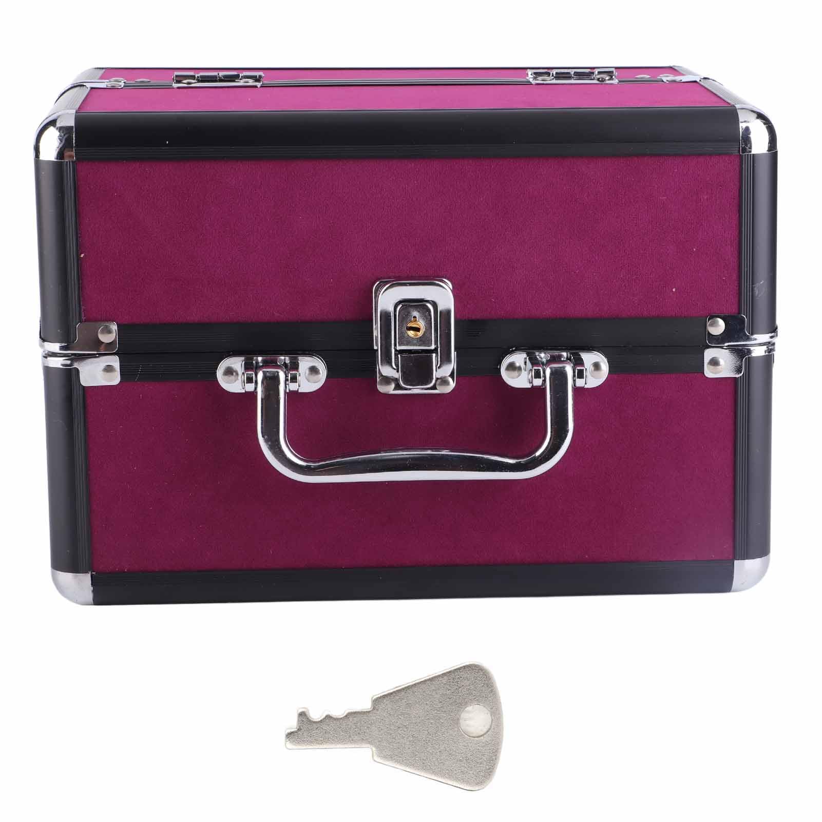 Cryfokt Makeup Carrying Box Multi Layer Design for Professional Nail Art