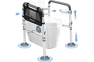 KingPavonini Toilet Rails for Elderly Prime Safety Frame: The Perfect Handicap Safety...