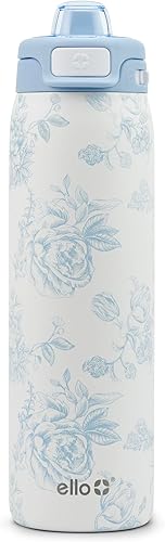 Miniatura 48 de Ello - Botella de agua Pop & Fill, acero inoxidable, tecnología llenado rápido, metal con aislamiento al vacío de doble pared, tapa antifugas, sin