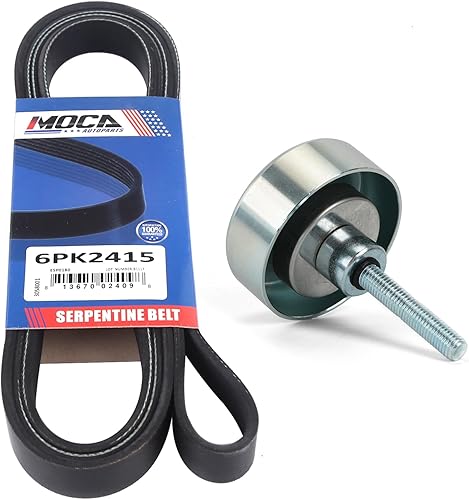 Correa serpentina MPLUS y polea tensora para Cadillac 2011-2016 Srx, para Chevrolet 2012-2014 Captiva Sport, 2010-2017 Equinoccio, 2012-2013 Impala,