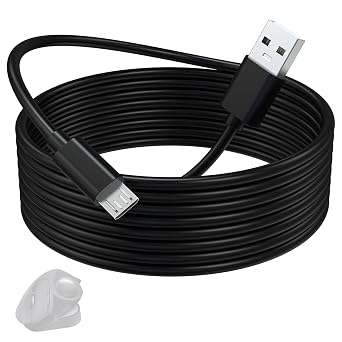 Micro USB Charging Cable Compatible with Logitech MX Master 2S, MX Anywhere 2S, MX Ergo, MX Ergo Plus, Performance MX, G502 Wireless Gaming Mouse, K800, G915, G913, G815, G813 TKL Keyboard, 6.6ft