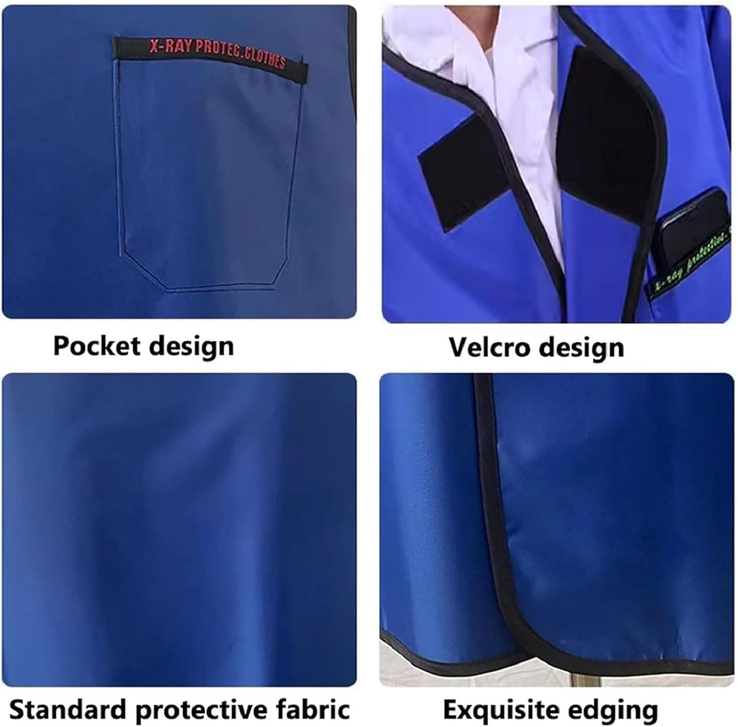 Grembiule di Piombo da 0,35 mmpb/0,5 mmpb Manica Corta Gilet per Raggi X in Piombo Scudo per Raggi X Grembiule ergonomico per Scudo a Raggi X Grembiule in Piombo per Raggi X