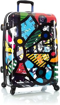 Heys Britto 26" Spinner Luggage Transparent Butterfly