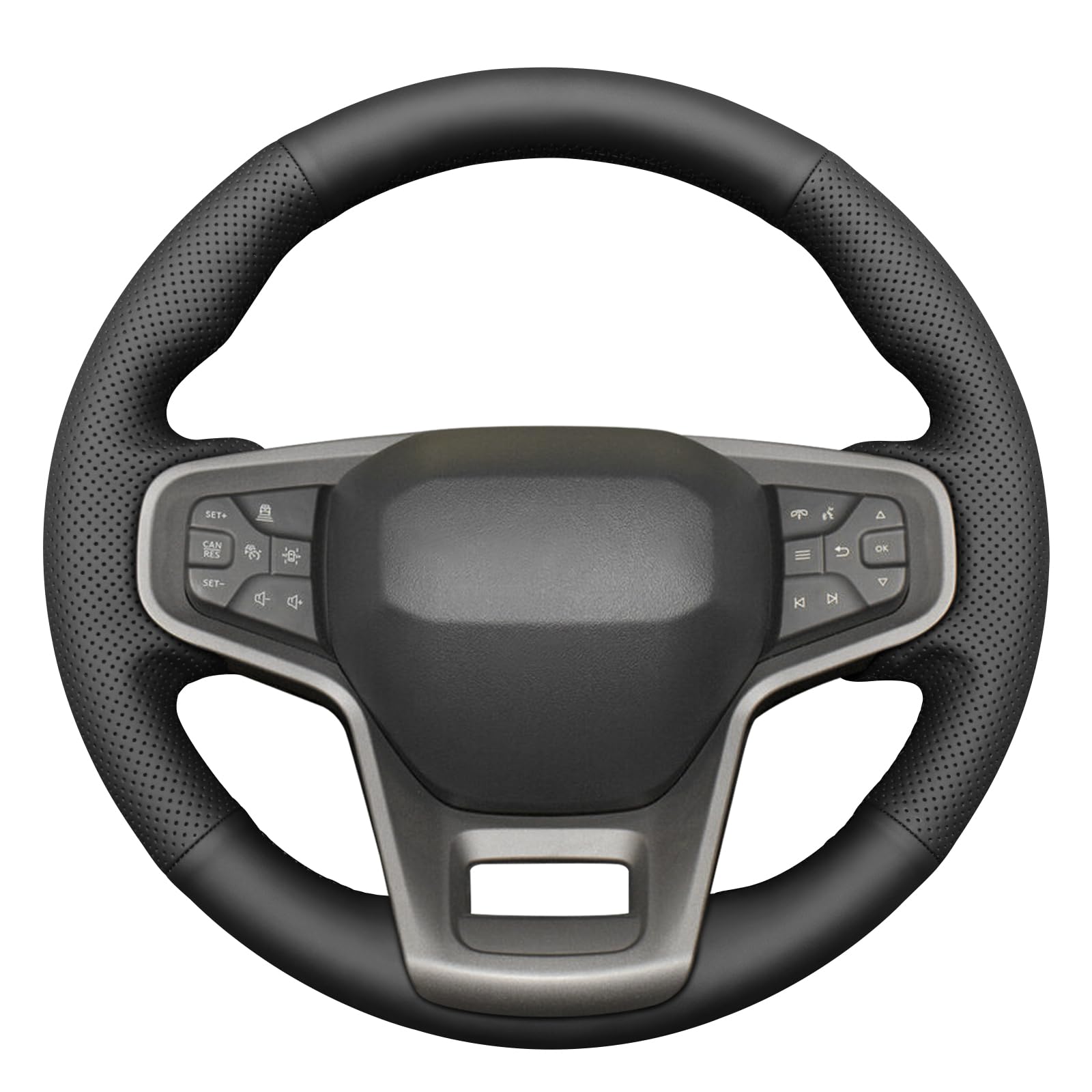 MEWANT Ford Bronco DIY Stitching Car Steering Wheel Wrap Cover for Ford Bronco 2022-2025 Steering Wheel Protector Steering Wheel Accessories