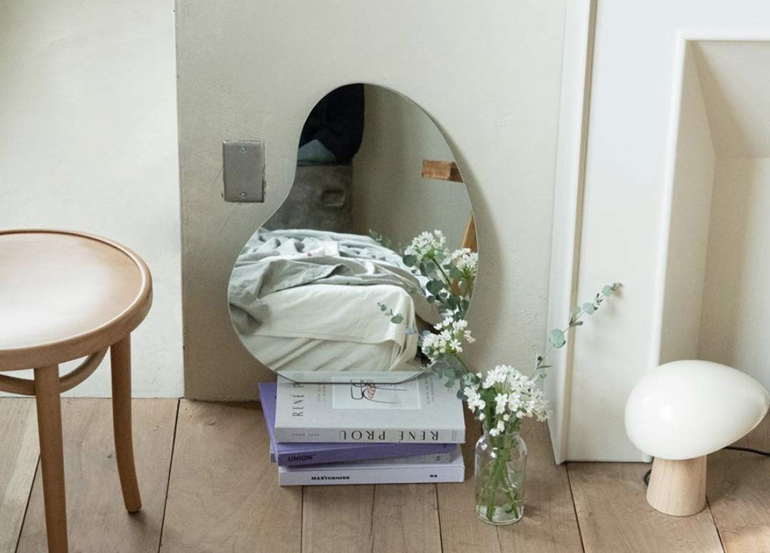 Amazon｜韓国 鏡サイズ 4種類 インテリア・ミラー 韓国雑貨 韓国