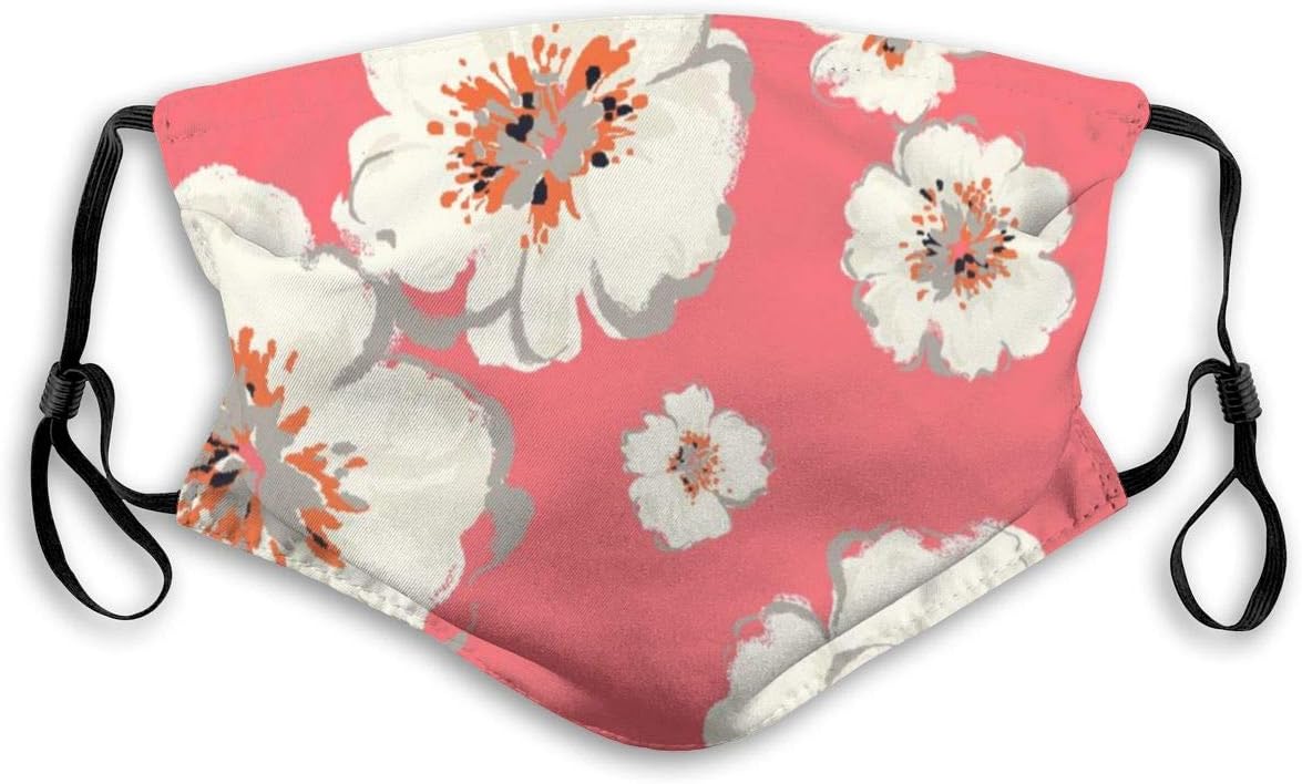 Q76d Hawaiian Aloha Shirt Pattern Unisex Anti-Pollution Mask Dust Mask with Filter Mask