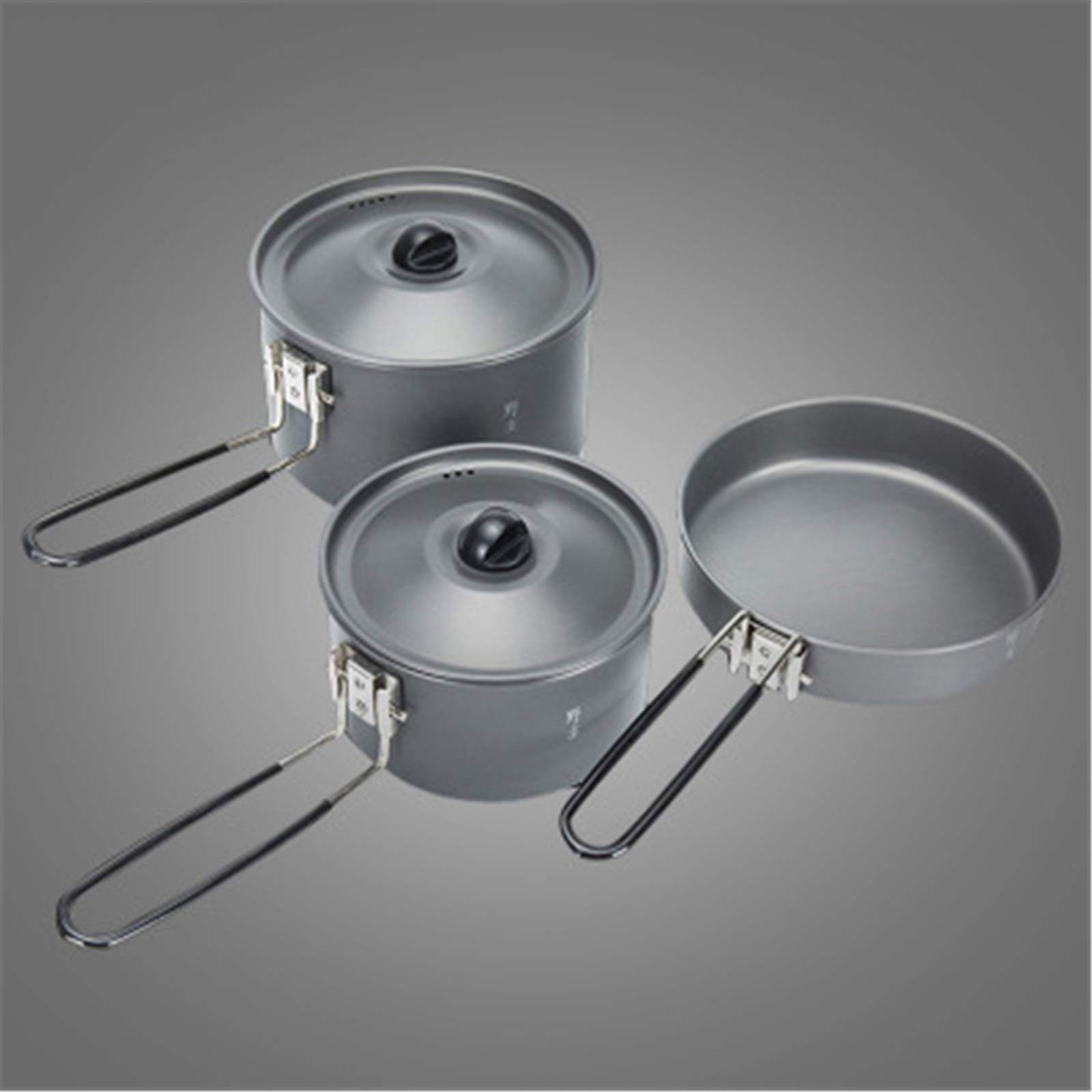 Acquista Kit Di Pentole Da Campeggio Set Da Cucina In Alluminio Per Esterni Bollitore Per L