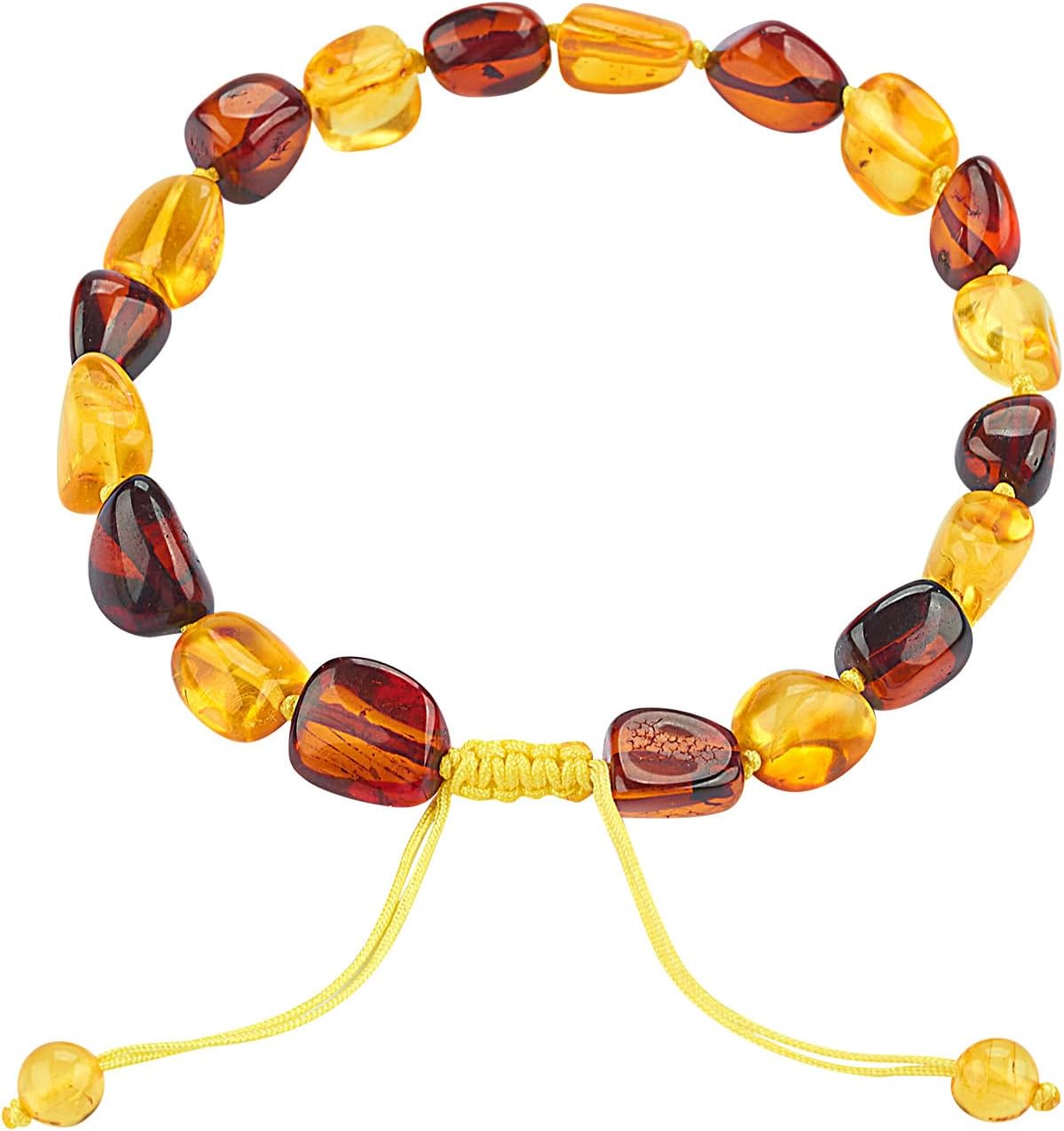 Baltic Amber raw Bracelet Gift Set -100% Certified and Authentic Premium Quality Raw Baltic Amber-True amber stone beads